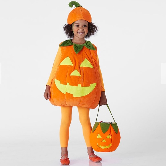 Pottery Barn Toddler Pumpkin Halloween Costume 4T-6T